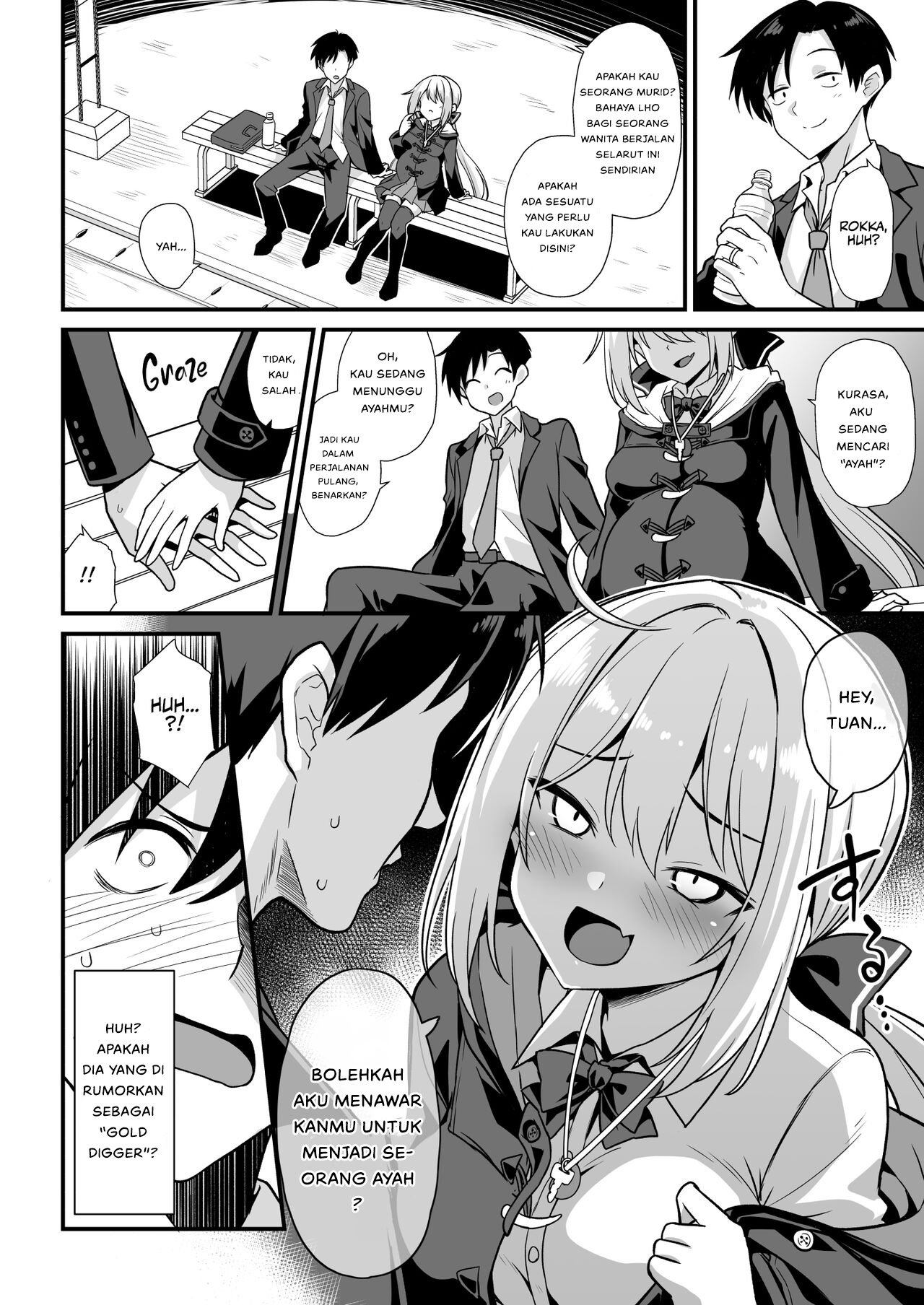 Kaidan Toshi Densetsu Shinya no Eki de Mesugaki ni Totsuzen Ecchi - Chapter 1 9