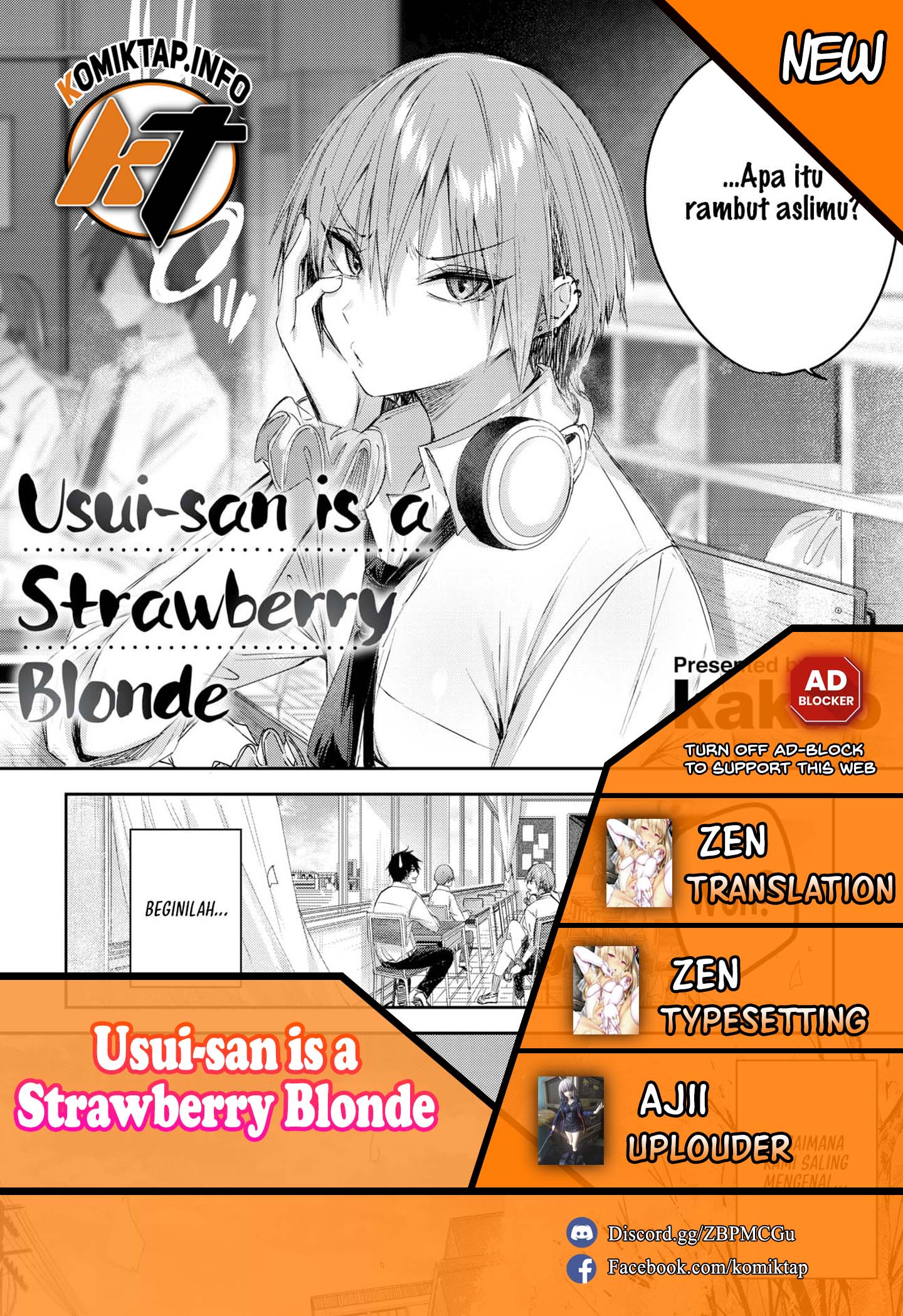 Usui-san is a Strawberry Blonde - Chapter 1 1 Usui-san is a Strawberry Blonde - Chapter 1 1