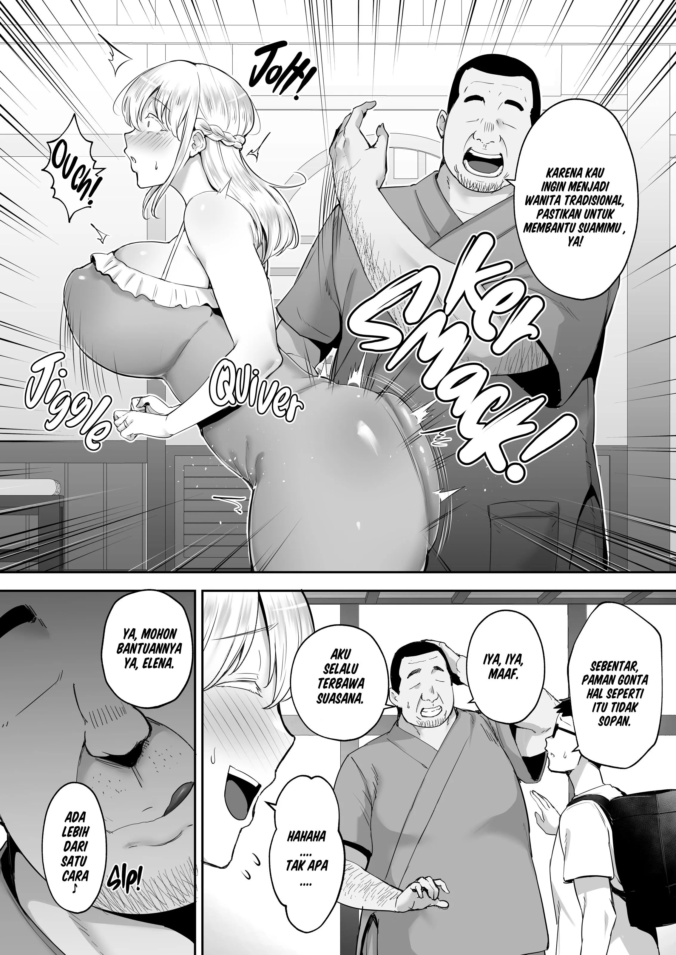 Netorareta Bakunyuu Blonde Zuma Elena – Yamato Nadeshiko ni Akogaretetara Onaho Nadeshiko ni Nattemashita - Chapter 1 6