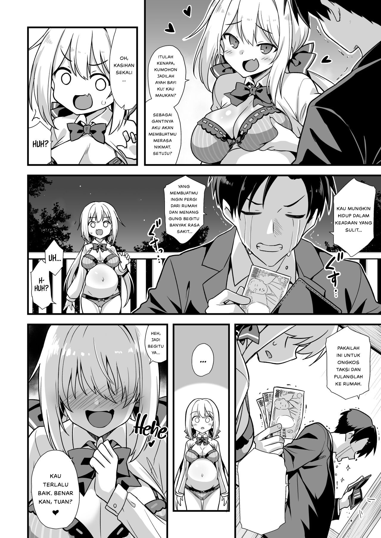 Kaidan Toshi Densetsu Shinya no Eki de Mesugaki ni Totsuzen Ecchi - Chapter 1 13