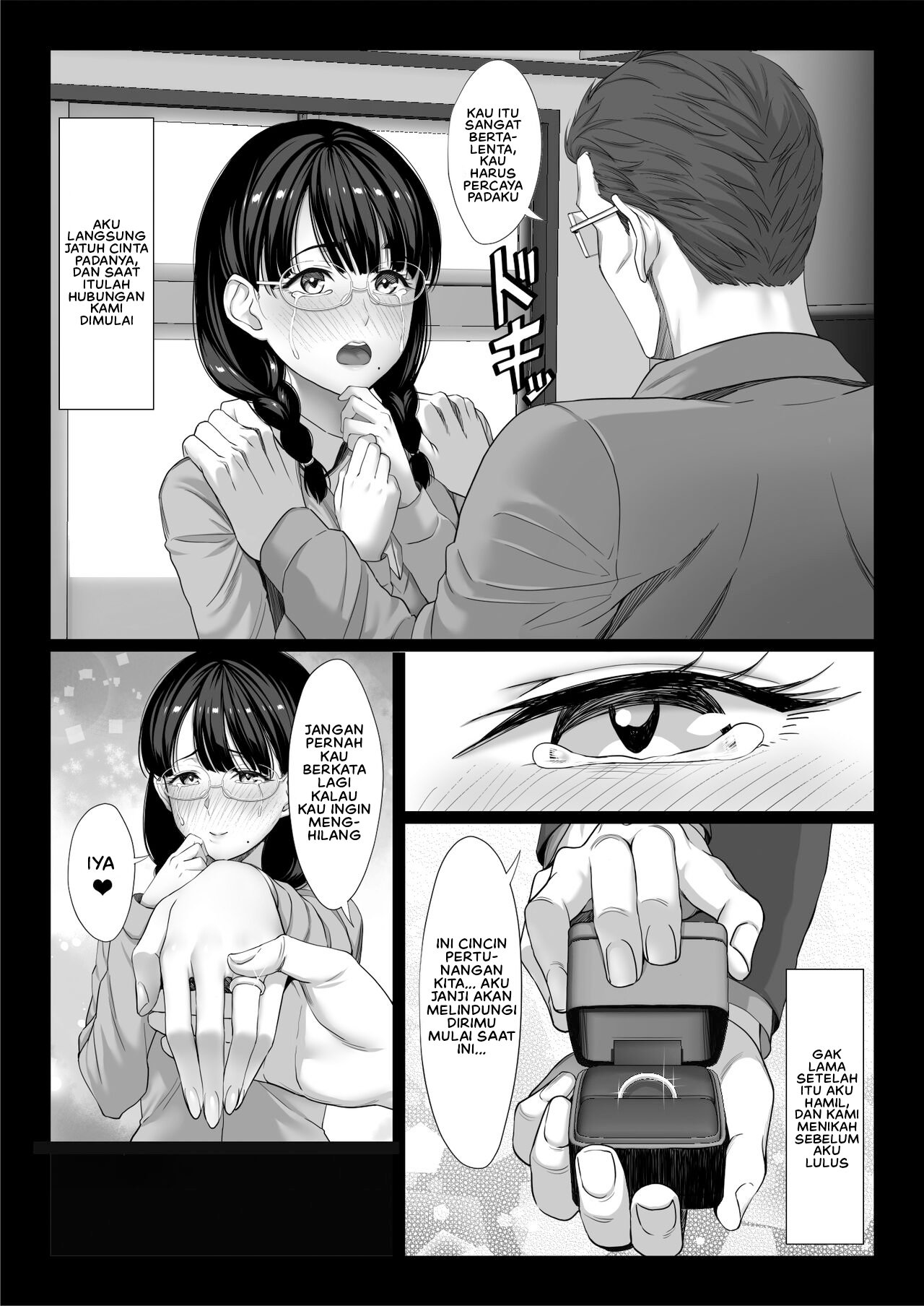 Jimi na Hitozuma ga Toshishita Chinpo de Maso Ochi suru Hanashi - Chapter 1 14