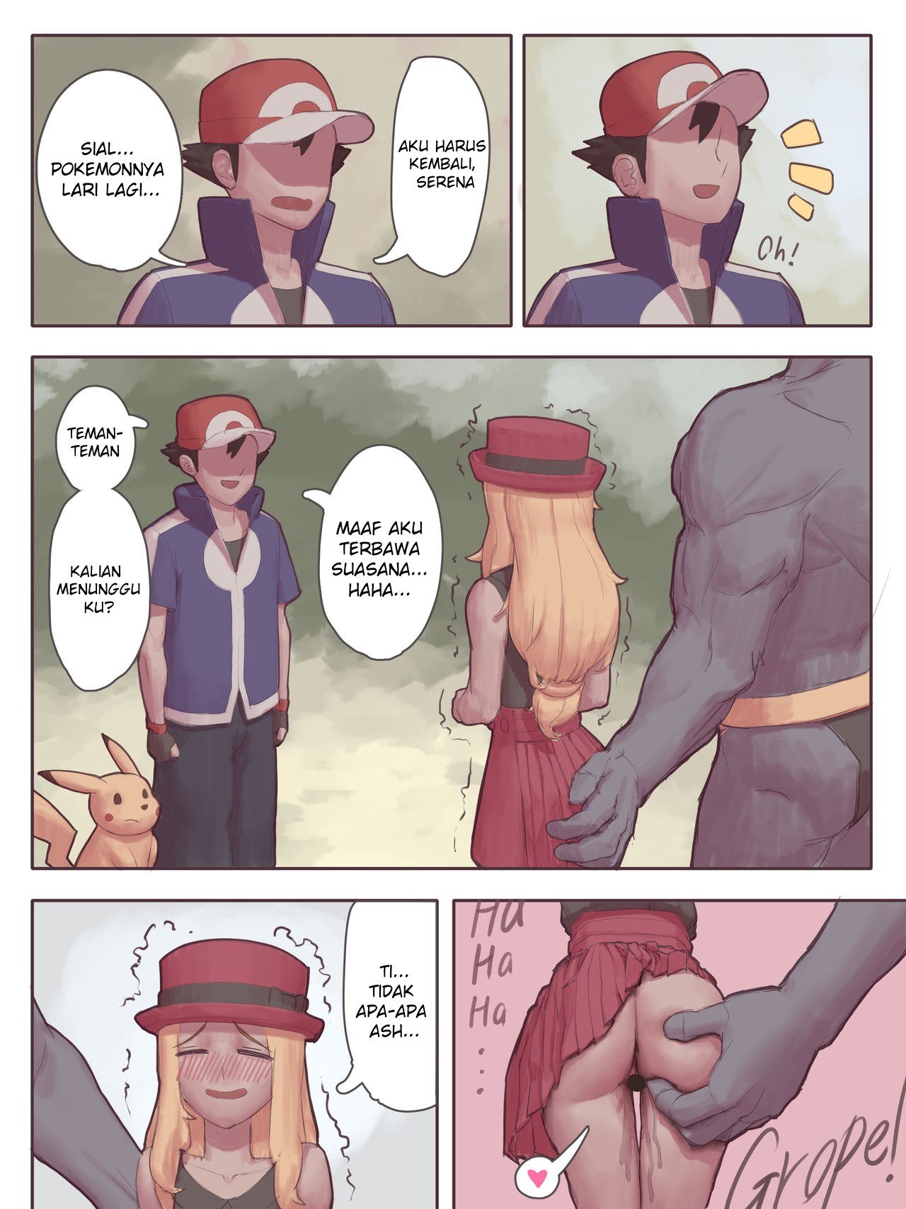 Machamp used Knock up! - Chapter 1 end 56