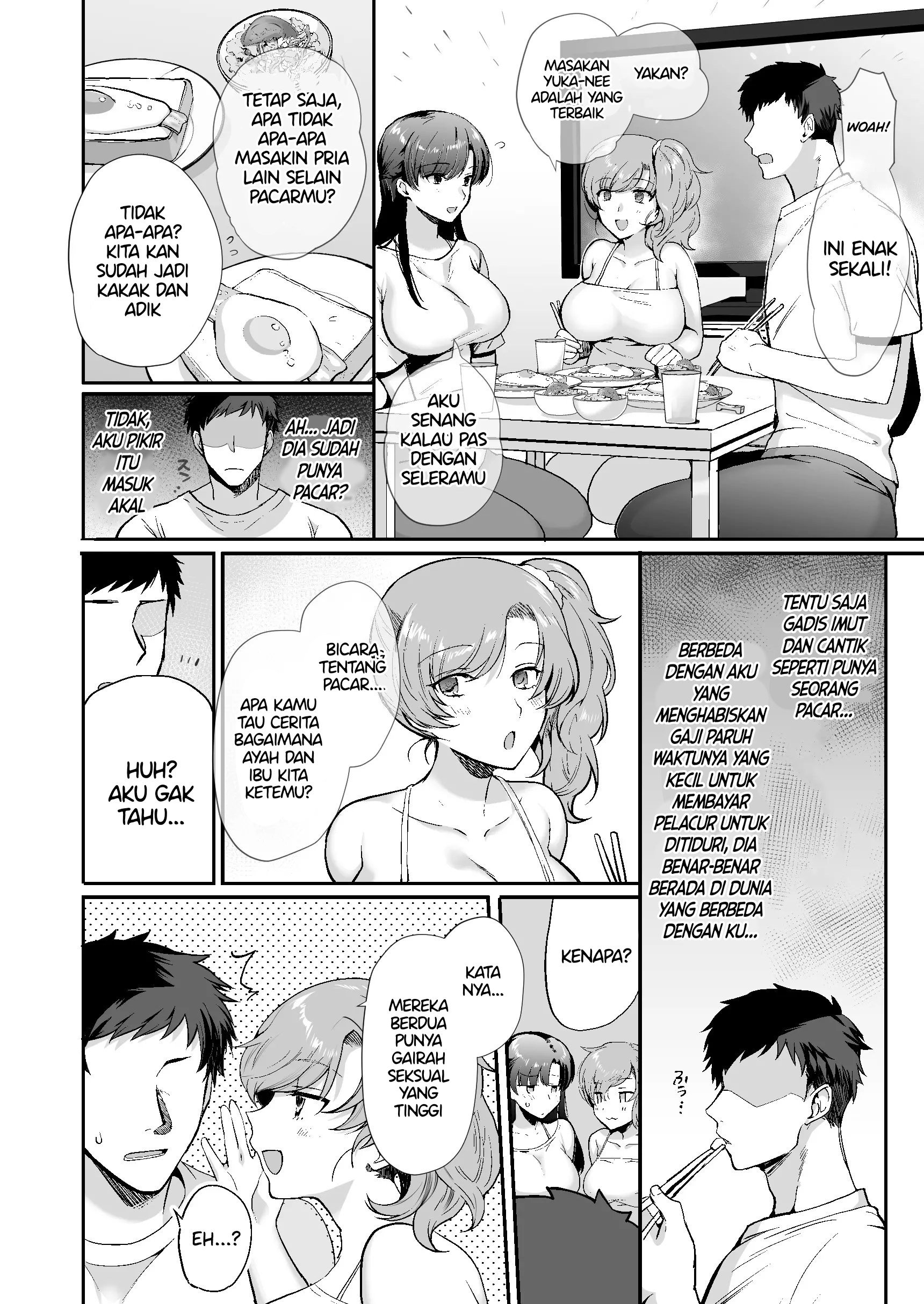 Erosugiru Doukyonin ~ Dosukebe Shimai to 1K Doukyo Seikatsu ~ - Chapter 1 15 Erosugiru Doukyonin ~ Dosukebe Shimai to 1K Doukyo Seikatsu ~ - Chapter 1 15